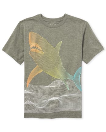 Boys Shark Graphic Tee