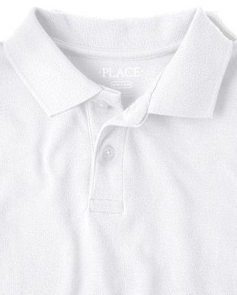 Polo de piqué uniforme para niños
