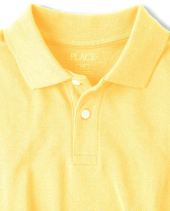 Polo de piqué uniforme para niños
