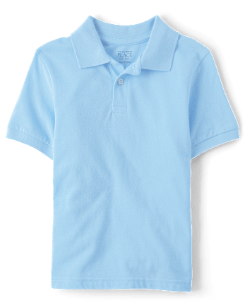Polo de piqué uniforme para niños