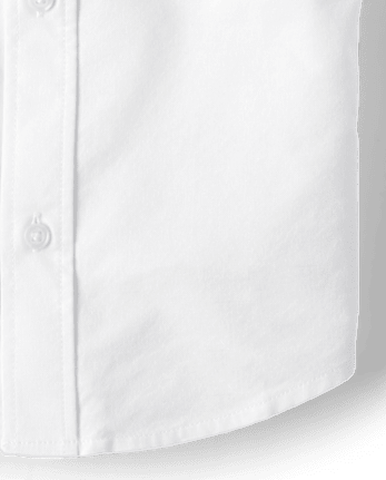 Camisa Oxford con botones de uniforme para niños