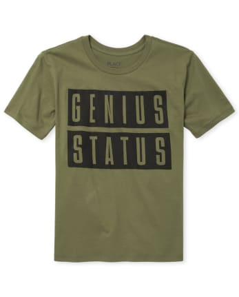 Camiseta con gráfico Genius para niños