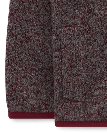 Chaqueta de forro polar con suéter uniforme para bebés y niños pequeños