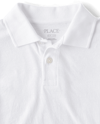Boys Uniform Soft Jersey Polo - Husky