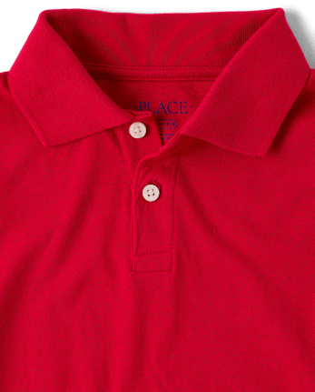 Boys Uniform Soft Jersey Polo - Husky