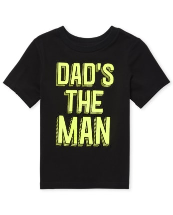 Baby And Toddler Boys Dad's The Man Graphic Tee