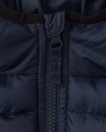 blue puffer jacket boys