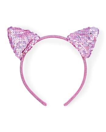 Girls Sequin Cat Ears Headband | The Children's Place