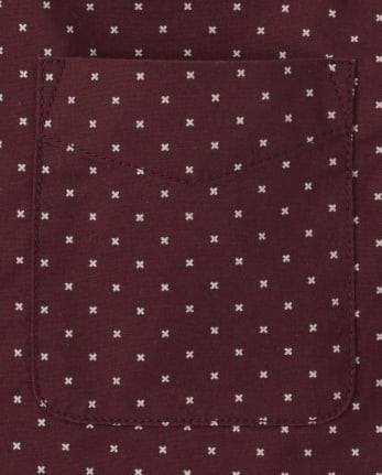Boys X Poplin Button Down Shirt