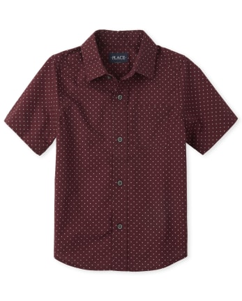 Boys X Poplin Button Down Shirt