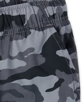 Boys Camo Pull On Jogger Pants