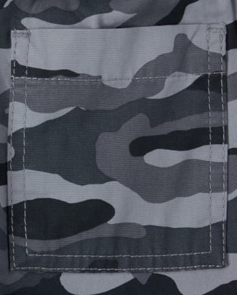 Boys Camo Pull On Jogger Pants