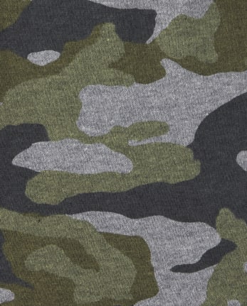 Pantalones deportivos de polar con camuflaje activo para bebés y niños pequeños