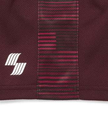 Shorts de baloncesto con rayas laterales Mix And Match para bebés y niños pequeños