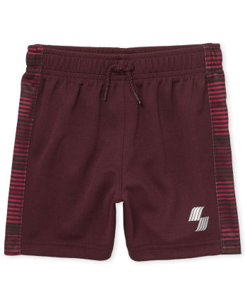 Shorts de baloncesto con rayas laterales Mix And Match para bebés y niños pequeños