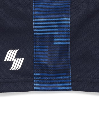 Shorts de baloncesto con rayas laterales Mix And Match para bebés y niños pequeños