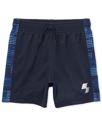 Shorts de baloncesto con rayas laterales Mix And Match para bebés y niños pequeños