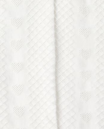 Girls Heart Pointelle Tights