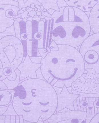 Chemise de nuit Emoji pour filles