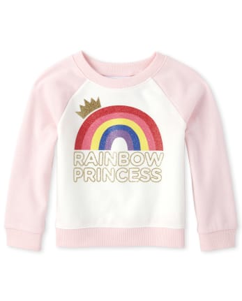 Baby And Toddler Girls Active Princess French Terry Sweatshirt