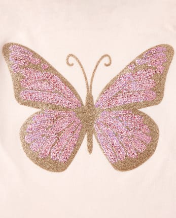Baby And Toddler Girls Embellished Top
