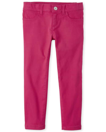Girls Woven Jeggings | The Children's Place - PALM PINK