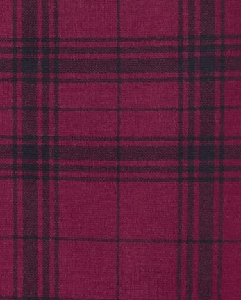 Jeggings sin cierres de punto Ponte con cremallera a cuadros para niñas