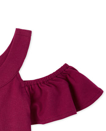 Girls Cold Shoulder Dress