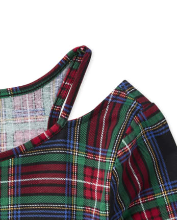 Vestido a cuadros para niñas