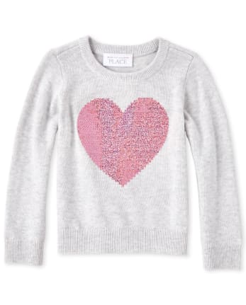 The Childrens Place Toddler Girls Graphic Sweater 