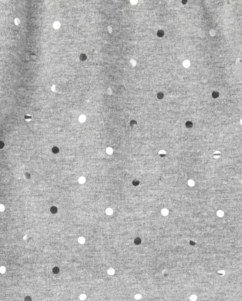 Girls Foil Dot Leggings