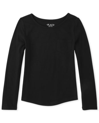 Girls Pocket Tee Shirt