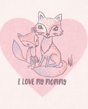 Baby And Toddler Girls Fox Snug Fit Cotton 4-Piece Pajamas
