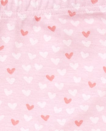 Baby And Toddler Girls Fox Snug Fit Cotton 4-Piece Pajamas