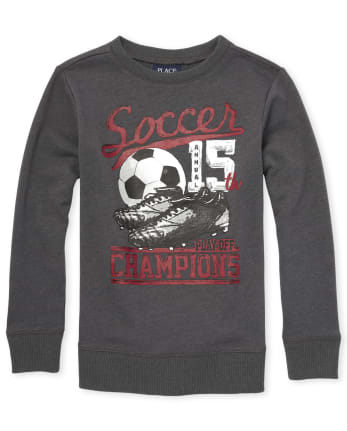 Boys Active Graphic French Terry Sweatshirt