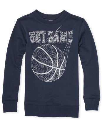 Boys Active Graphic French Terry Sweatshirt