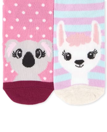 Girls Critter Crew Socks 6-Pack