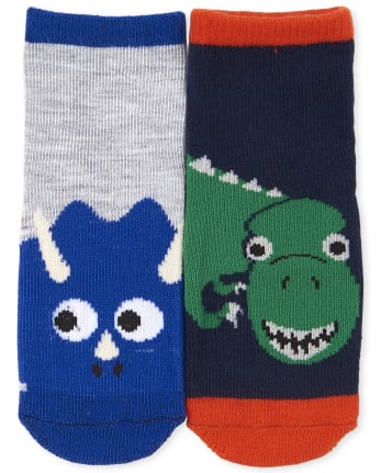 Toddler Boys Tiny Dino Midi Socks 6-Pack
