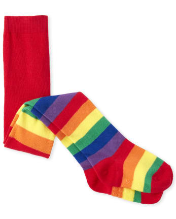 girls striped tights