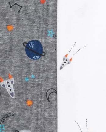Lot de 4 bodys espace extra-atmosphérique pour bébé garçon