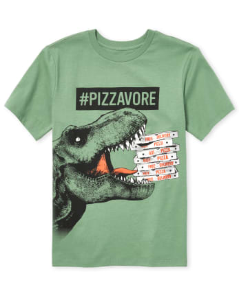 Camiseta con gráfico Pizzavore Dino para niños