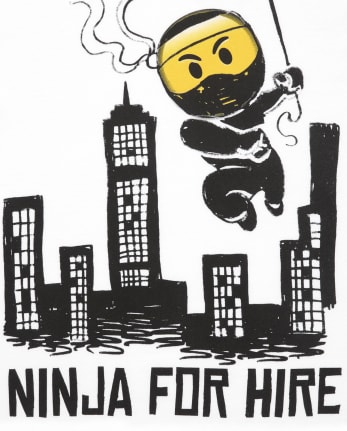 Camiseta con gráfico Ninja para niños
