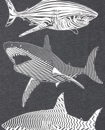 Boys Shark Graphic Tee