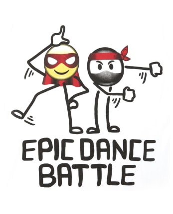 Boys Dance Emoji Graphic Tee