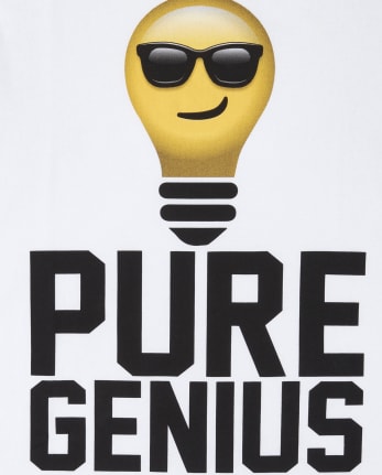 Boy Genius Emoji Graphic Tee