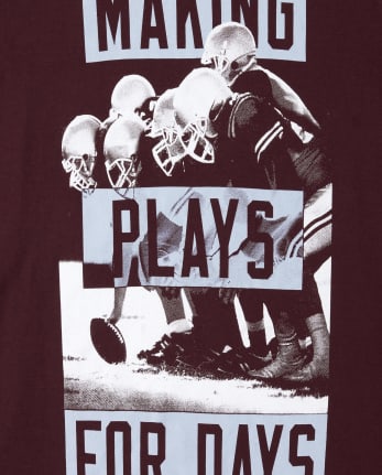 Camiseta con gráfico de fútbol para niño