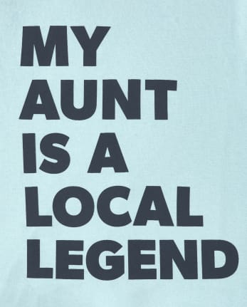 Baby And Toddler Boys Aunt Graphic Tee