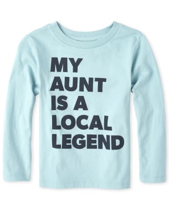 Baby And Toddler Boys Aunt Graphic Tee