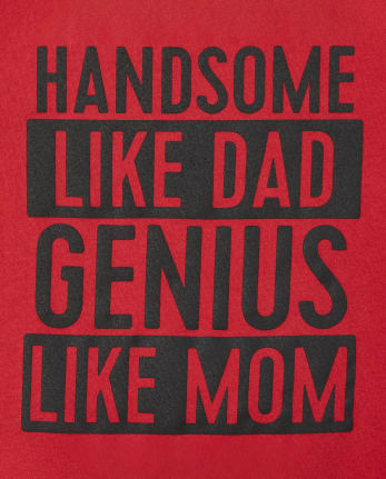 Baby And Toddler Boys Handsome Like Dad Graphic Tee