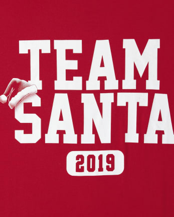 Adult Matching Family Team Santa Graphic Tee